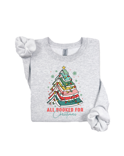 Booked For Christmas Sweatshirt