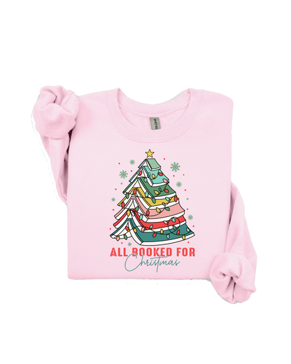 Booked For Christmas Sweatshirt