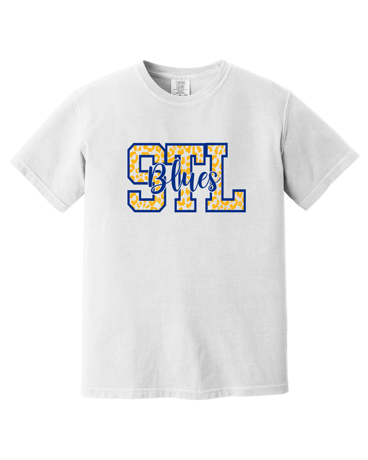 STL Blues Animal Print T-Shirt